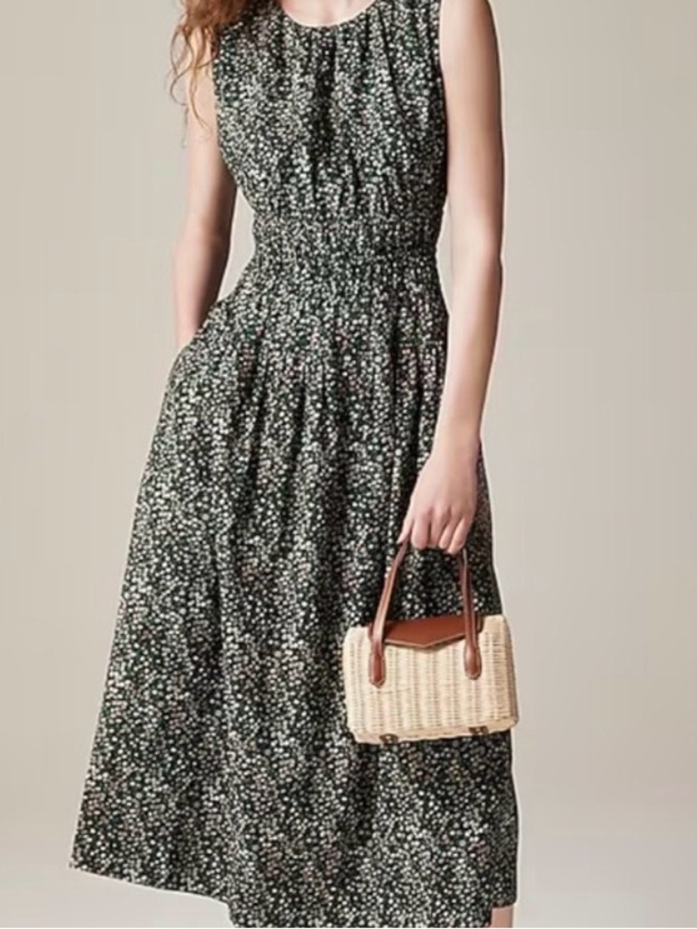 J. Crew Hyacinth Dress in Liberty Marguerite Fabric Sz L - Picture 1 of 13